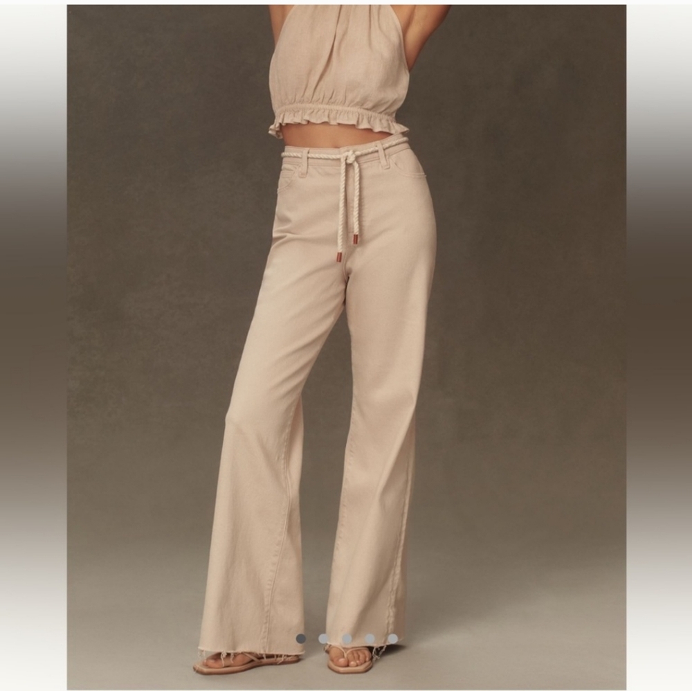 NWT Good American Good Ease Relaxed Wide Leg Jean